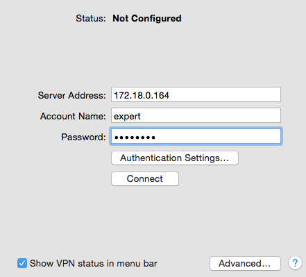 configure mac os x for algo vpn