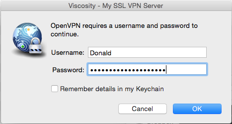 what is viscosity vpn